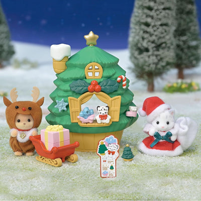SYLVANIAN FAMILIES - BABY SANTAS CHRISTMAS TREE HOUSE
