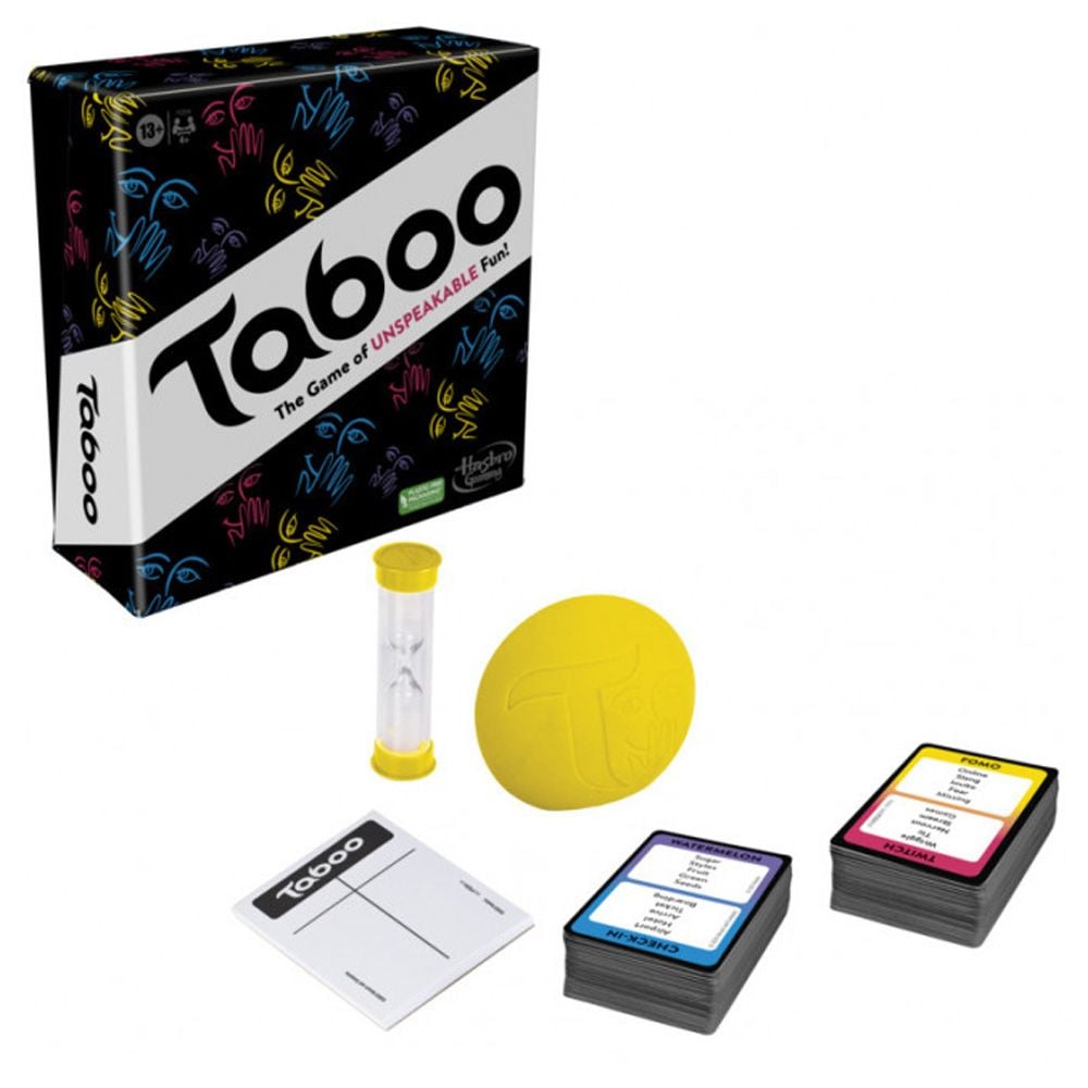HASBRO - TABOO THE GAME OF UNSPEAKABLE FUN - Toyworld Frankston