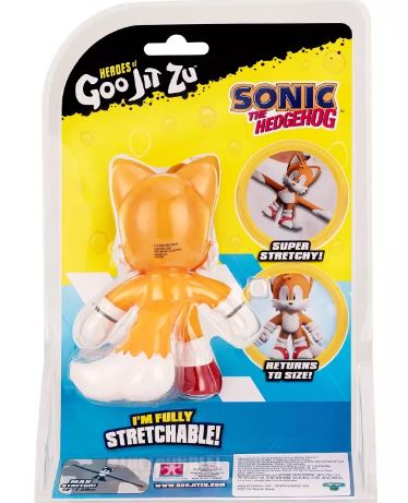 HEROES GOO JIT ZU - SONIC THE HEDGEHOG - STRETCH TAILS - Toyworld Frankston