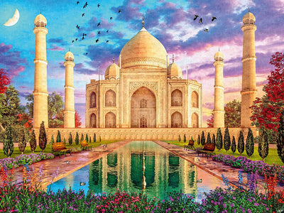 RAVENSBURGER 17438 6 ENCHANTING TAJ MAHAL 1500 PIECE PUZZLE - Toyworld Frankston