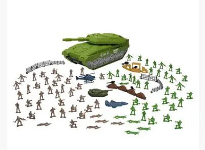 SOLDIER FORCE TANK MISSION BUCKET WITH SOLDIERS 100 PC - Toyworld Frankston