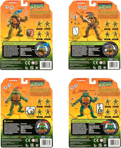 TEENAGE MUTANT NINJA TURTLES 2003 CLASSIC TURTLE FIGURE 4 PACK - Toyworld Frankston