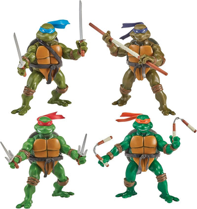 TEENAGE MUTANT NINJA TURTLES 2003 CLASSIC TURTLE FIGURE 4 PACK - Toyworld Frankston