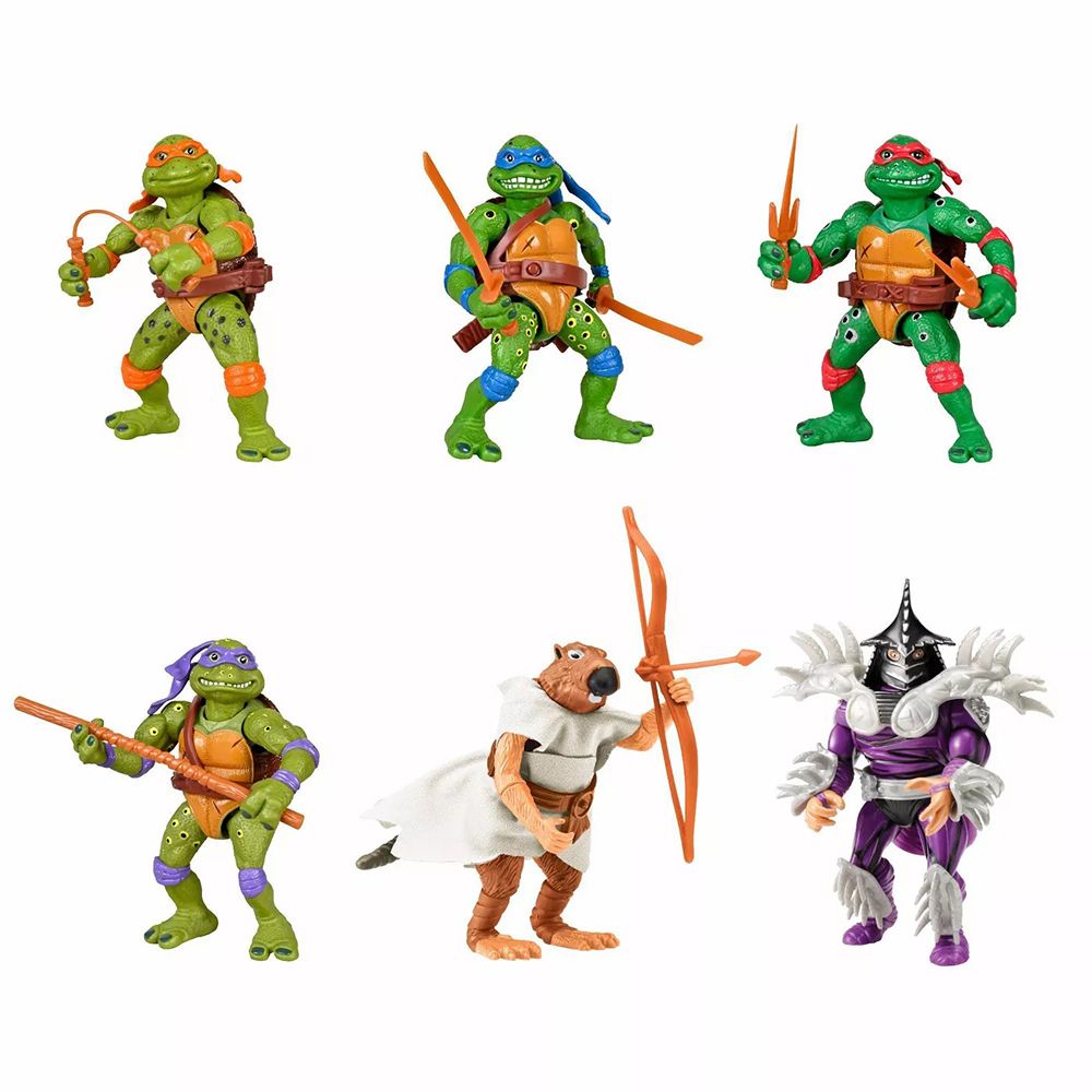 TMNT MOVIE STAR BUNDLE 6 FIGURES - Toyworld Frankston