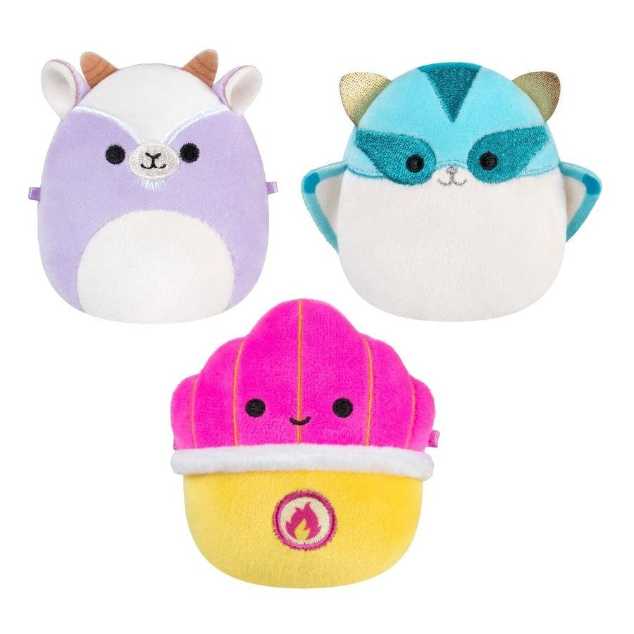 SQUISHMALLOWS MICROMALLOWS 2.5 INCH PLUSH 3 PACK - TIA, LOUDEN, MARISKA - Toyworld Frankston