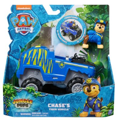 PAW PATROL JUNGLE PUPS - CHASE'S TIGER VEHICLE - Toyworld Frankston