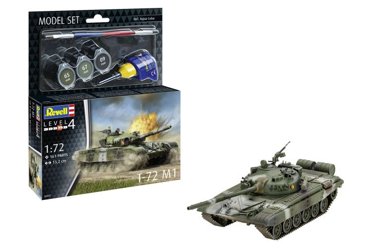 REVELL STARTER KIT 1/72 T-72 M1