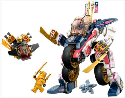 LEGO 71792 NINJAGO - SORA'S TRANSFORMING MECH BIKE RACER - Toyworld Frankston