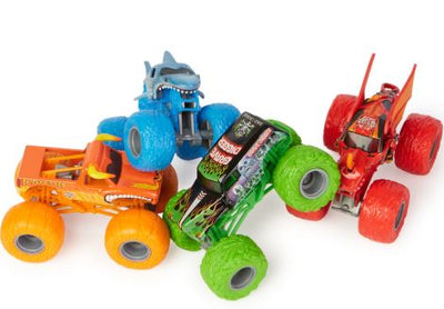 MONSTER JAM 1:64 TOUGH TREADS 4 PACK - Toyworld Frankston