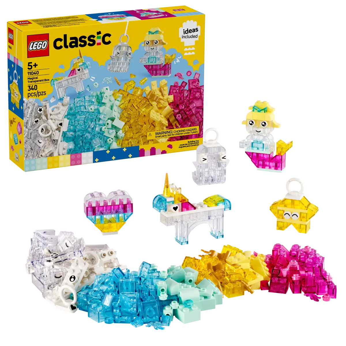 LEGO CLASSIC 11040 MAGICAL TRANSPARENT BOX