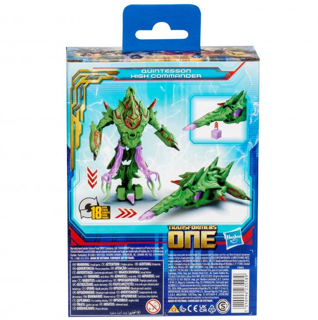 TRANSFORMERS - TRANSFORMERS ONE QUINTESSON HIGH COMMANDER FIGURE - Toyworld Frankston