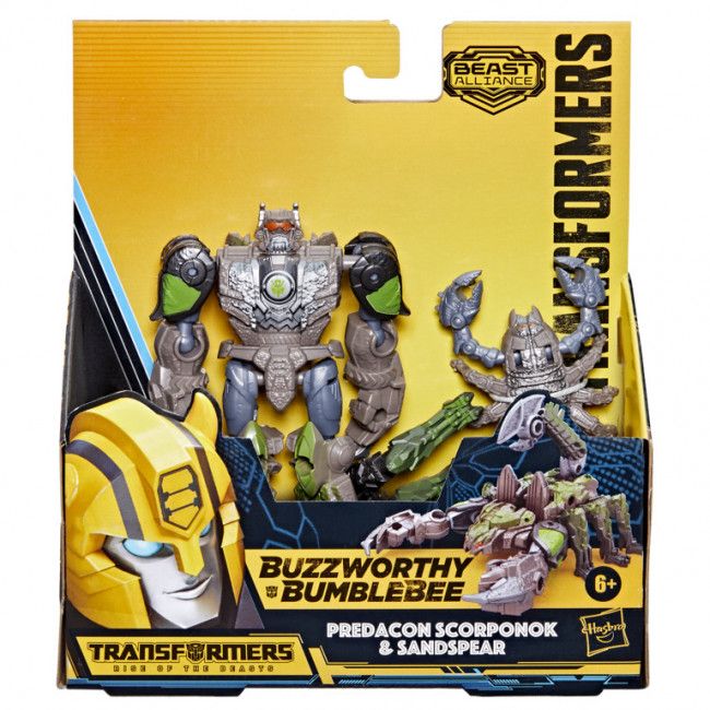 TRANSFORMERS - RISEOF THE BEASTS - BUZZWORTHY BUMBLEBEE - PREDACON SCORPONOK AND SANDSPEAR - Toyworld Frankston