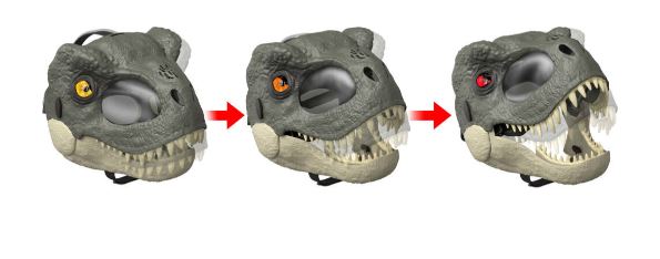JURASSIC WORLD T REX MASK WITH SOUND