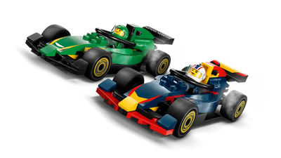 LEGO CITY 60445 F1 TRUCK WITH RB20 AND AMR24 F1 CARS