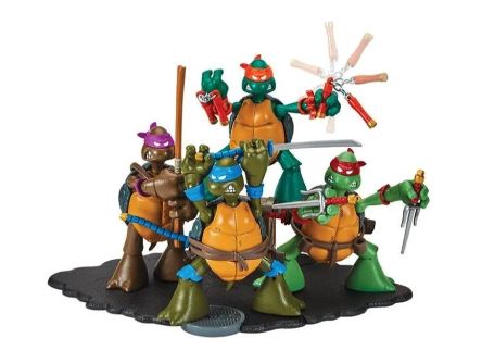TEENAGE MUTANT NINJA TURTLES - 40TH ANNIVERSARY ORIGINAL SKETCH COMIC BOOK TURTLES 4 PACK - Toyworld Frankston