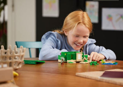 LEGO MINECRAFT 21254 THE TURTLE BEACH  HOUSE - Toyworld Frankston