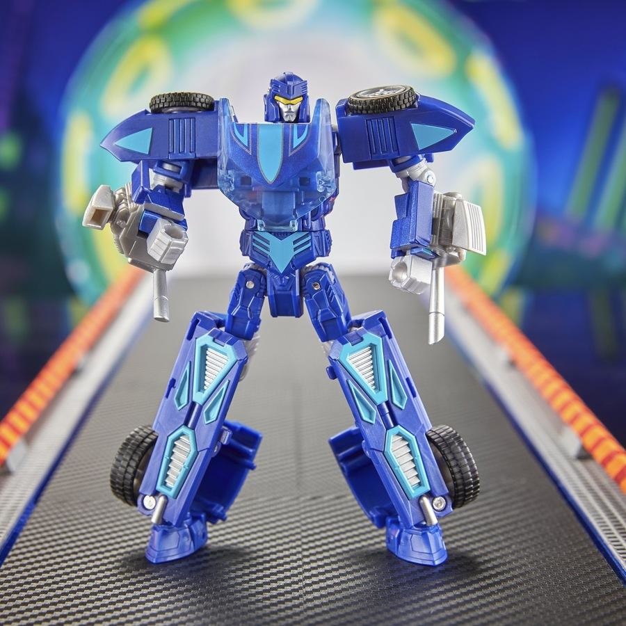 TRANSFORMERS COLLAB HOT WHEELS 5" ACTION FIGURE - TWIN MILL