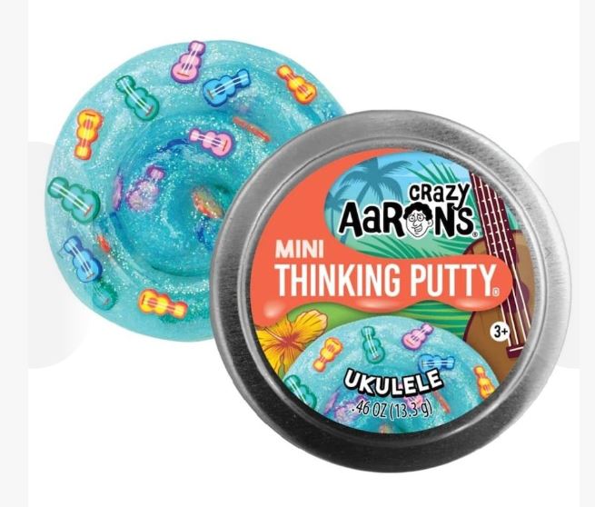 CRAZY AARON'S THINKING PUTTY MINI 2 INCH - UKULELE - Toyworld Frankston