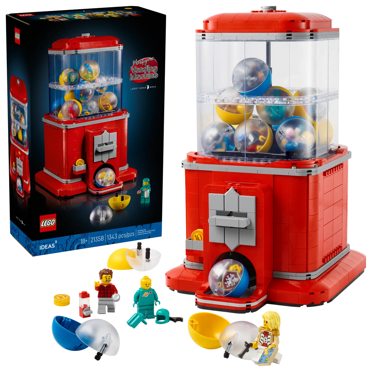 LEGO 21358 IDEAS - MINIFIGURE VENDING MACHINE - Toyworld Frankston