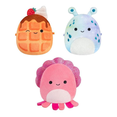 SQUISHMALLOWS MICROMALLOWS 2.5 INCH PLUSH 3 PACK - AUGGIE, WEAVER, ZINX - Toyworld Frankston