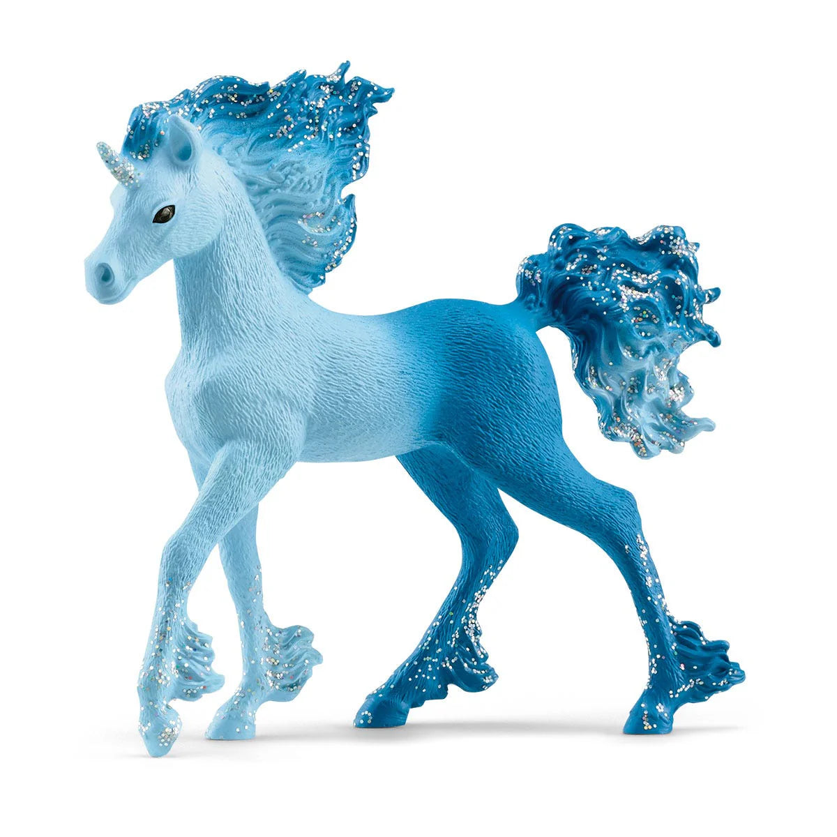 SCHLEICH - BAYALA ELEMENTA WATER FLAMES UNICORN FOAL - Toyworld Frankston