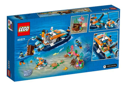 LEGO 60377 CITY - EXPLORER DIVING BOAT - Toyworld Frankston