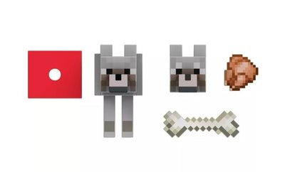 MINECRAFT DIAMOND LEVEL - WOLF - Toyworld Frankston