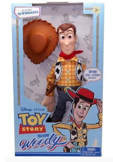 TOY STORY - TALKING WOODY 14 INCH PLUSH - CLASSIC - Toyworld Frankston