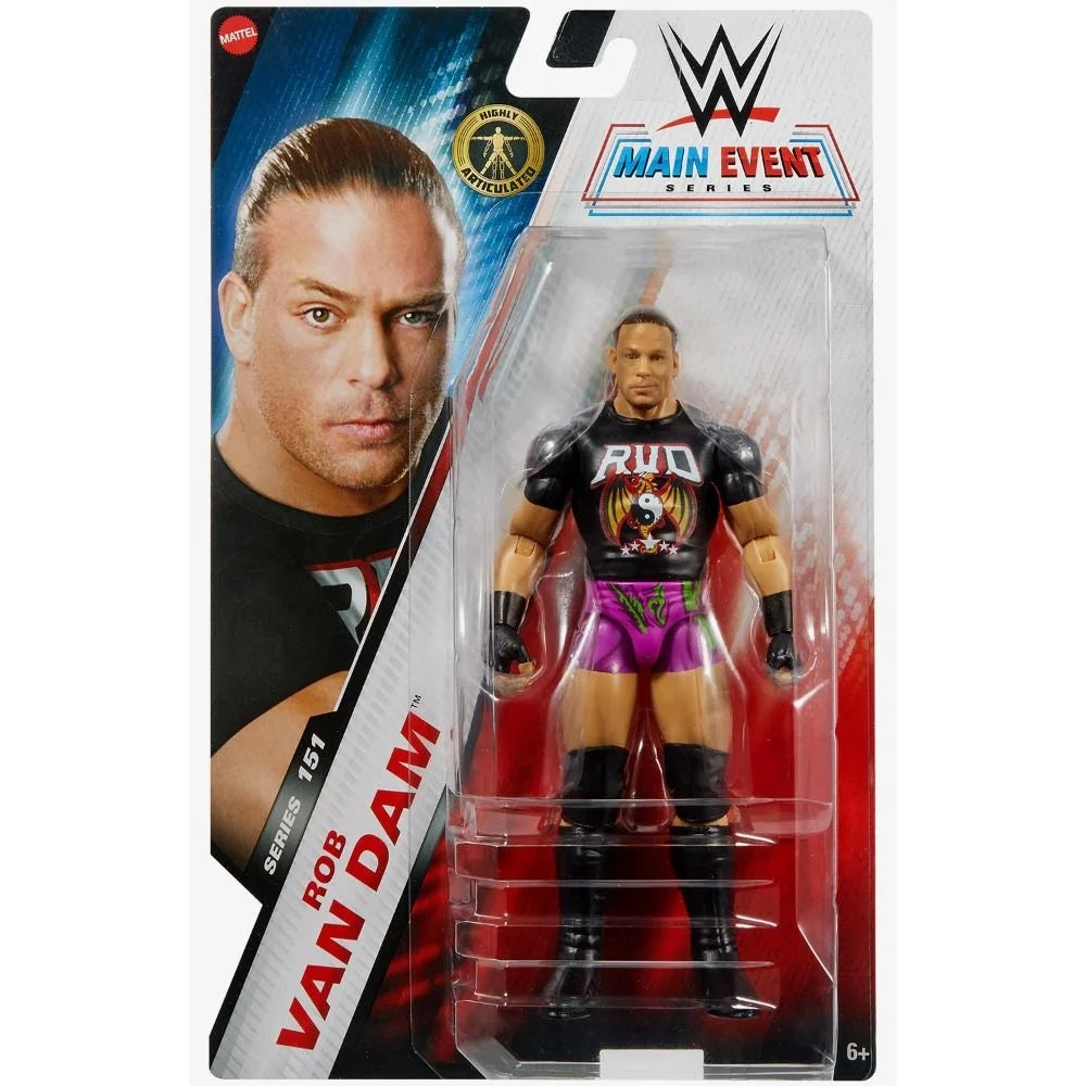 WWE ELITE FIGURE - ROB VAN DAM - Toyworld Frankston