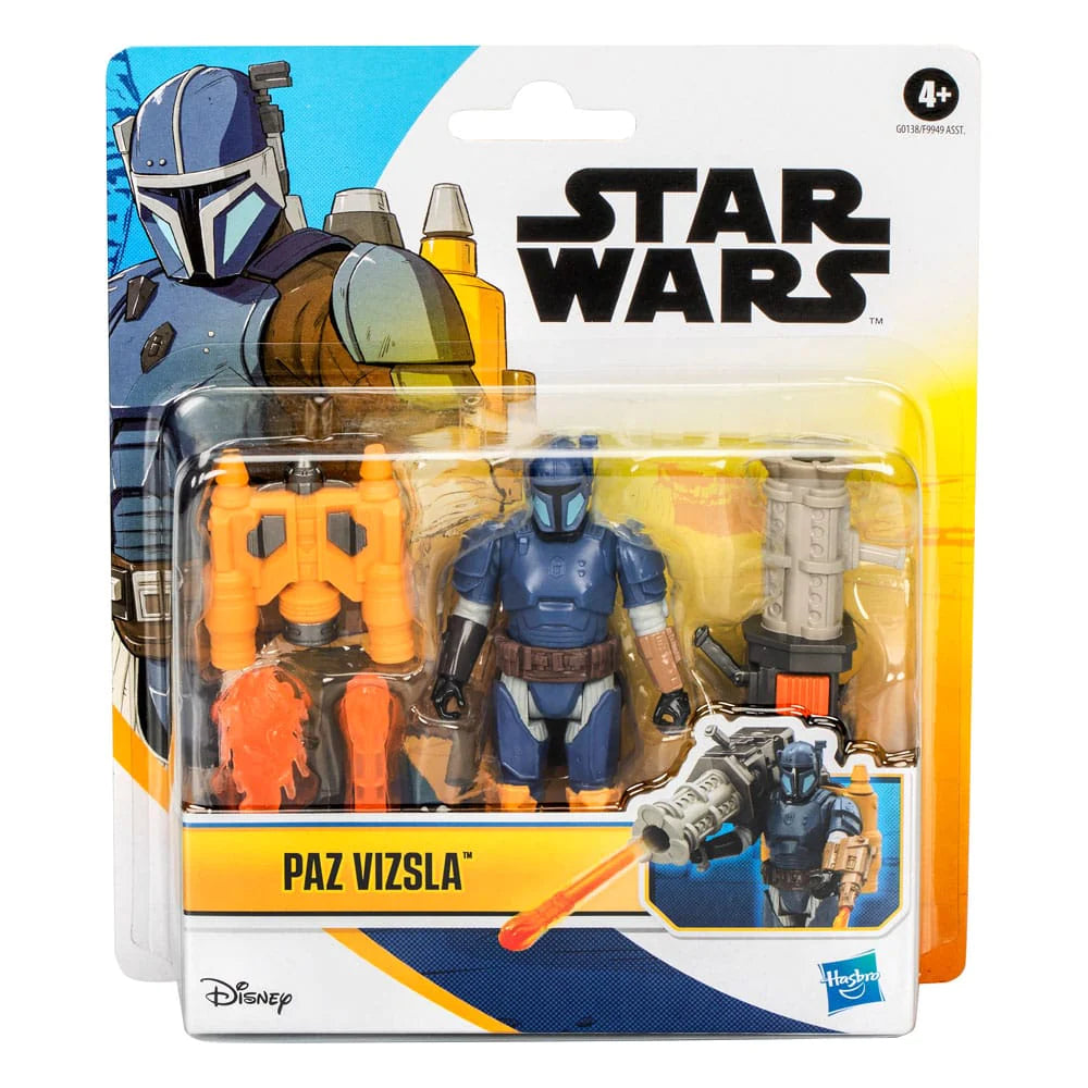 STAR WARS - DELUX 4 INCH FIGURE PAZ VIZSLA - Toyworld Frankston