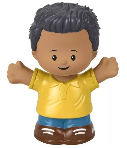 FISHER PRICE LITTLE PEOPLE SINGLE PACK - BOY IN YELLOW SHIRT