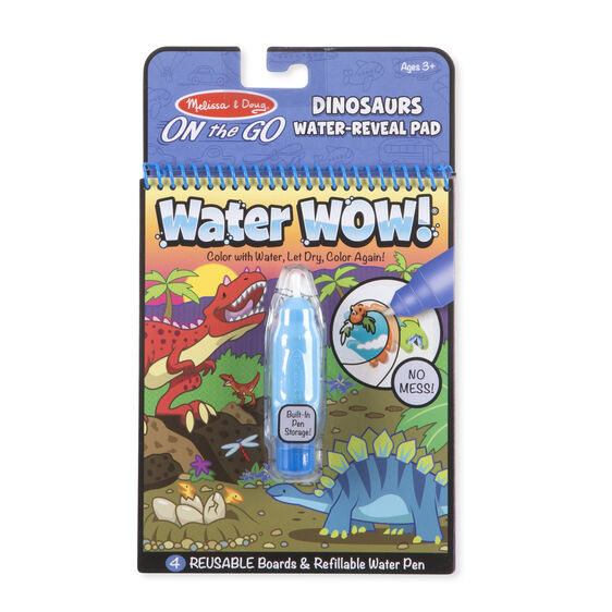 MELISSA & DOUG - ON THE GO - WATER WOW DINOSAUR - Toyworld Frankston