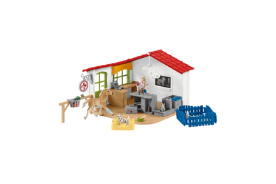 SCHLEICH VETERINARIAN PRACTISE WITH PETS - Toyworld Frankston