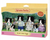 SYLVANIAN FAMILIES BORDER COLLIE FAMILY WITH TWINS