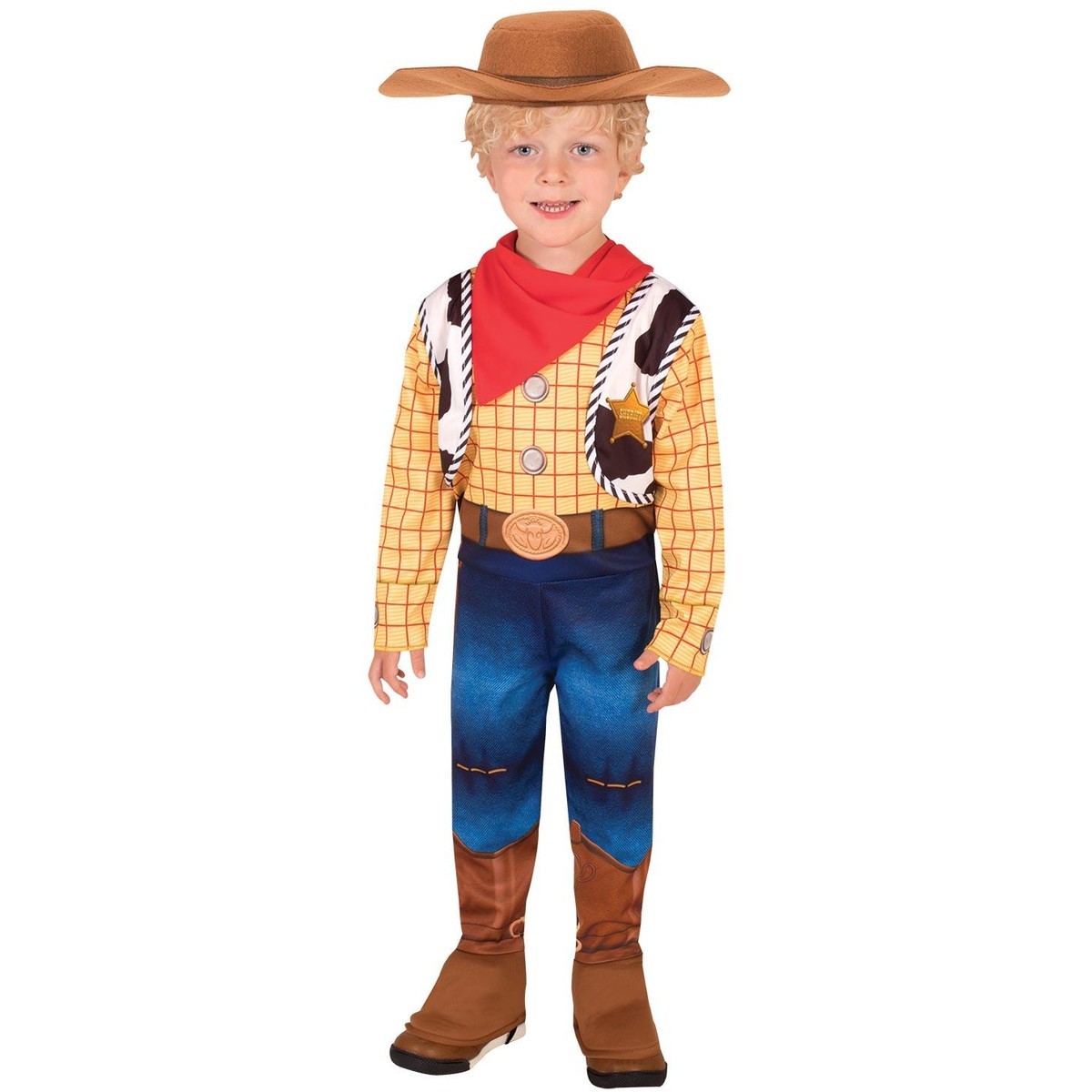 TOY STORY 4 WOODY DELUXE COSTUME SIZE 3-5 - Toyworld Frankston