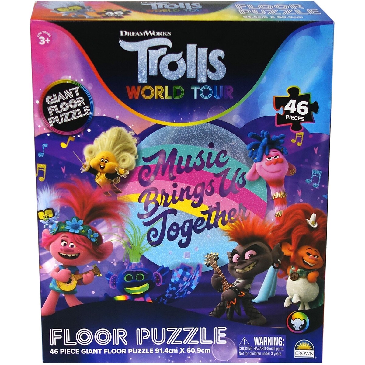 TROLLS 2 FLOOR PUZZLE - Toyworld Frankston