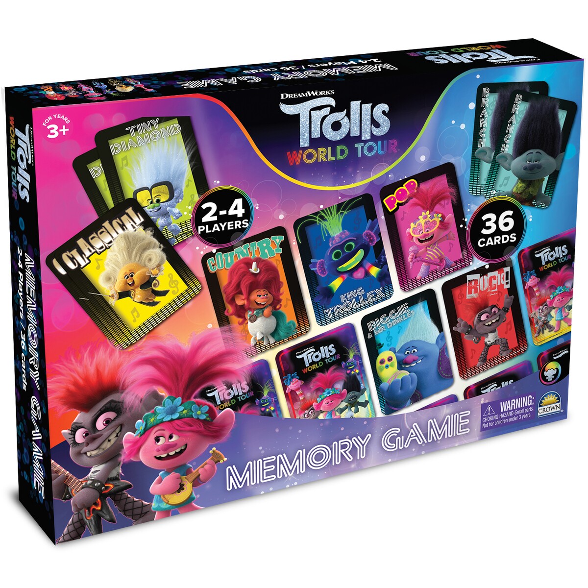 TROLLS 2 MEMORY GAME - Toyworld Frankston