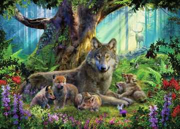 RAVENSBURGER - WOLVES IN THE FOREST 1000PC