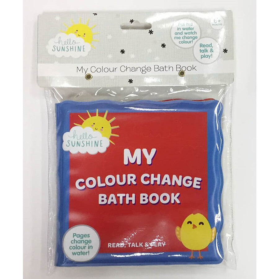 HELLO SUNSHINE COLOUR CHANGE BATH BOOK - Toyworld Frankston