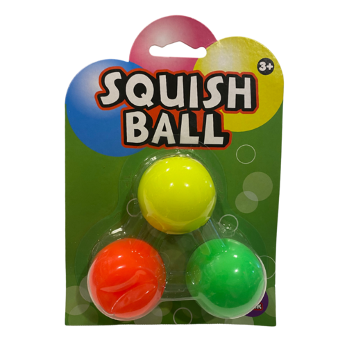 SQUISH BALL 3PK - Toyworld Frankston