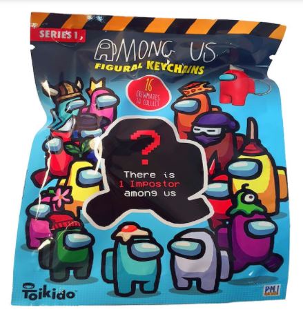 AMONG US FIGURAL KEYCHAIN - Toyworld Frankston