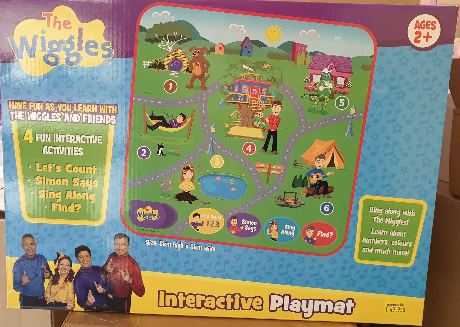 WIGGLES INTERACTIVE PLAYMAT - Toyworld Frankston