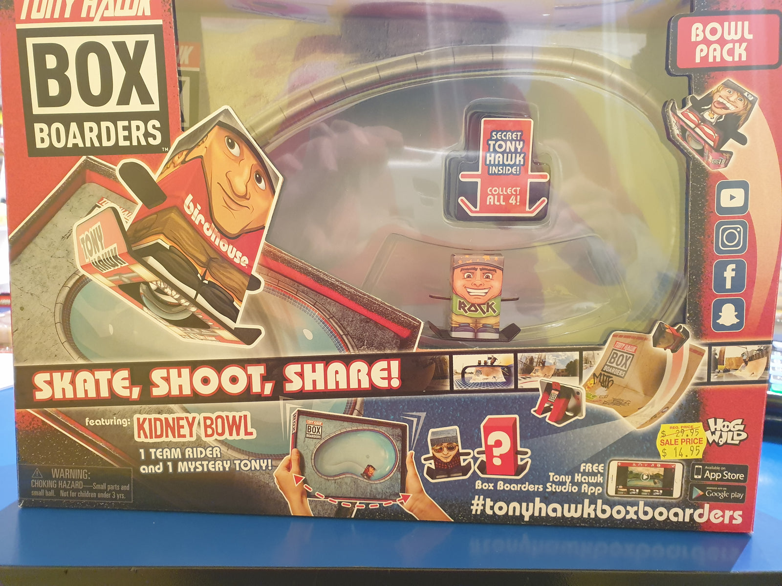 TONY HAWK BOX BOARDERS - BOWL PACK - Toyworld Frankston