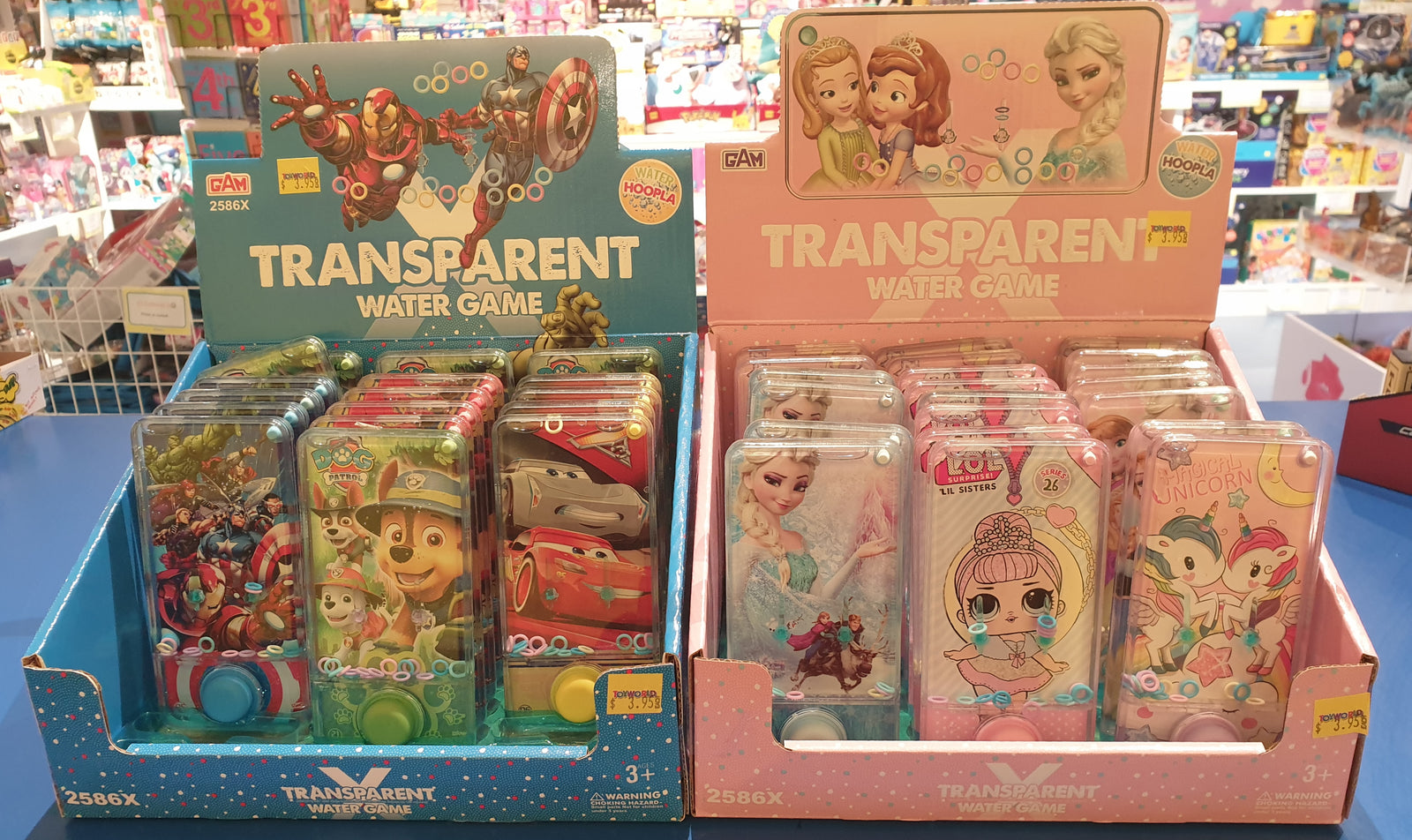 TRANSPARENT WATER GAME - Toyworld Frankston