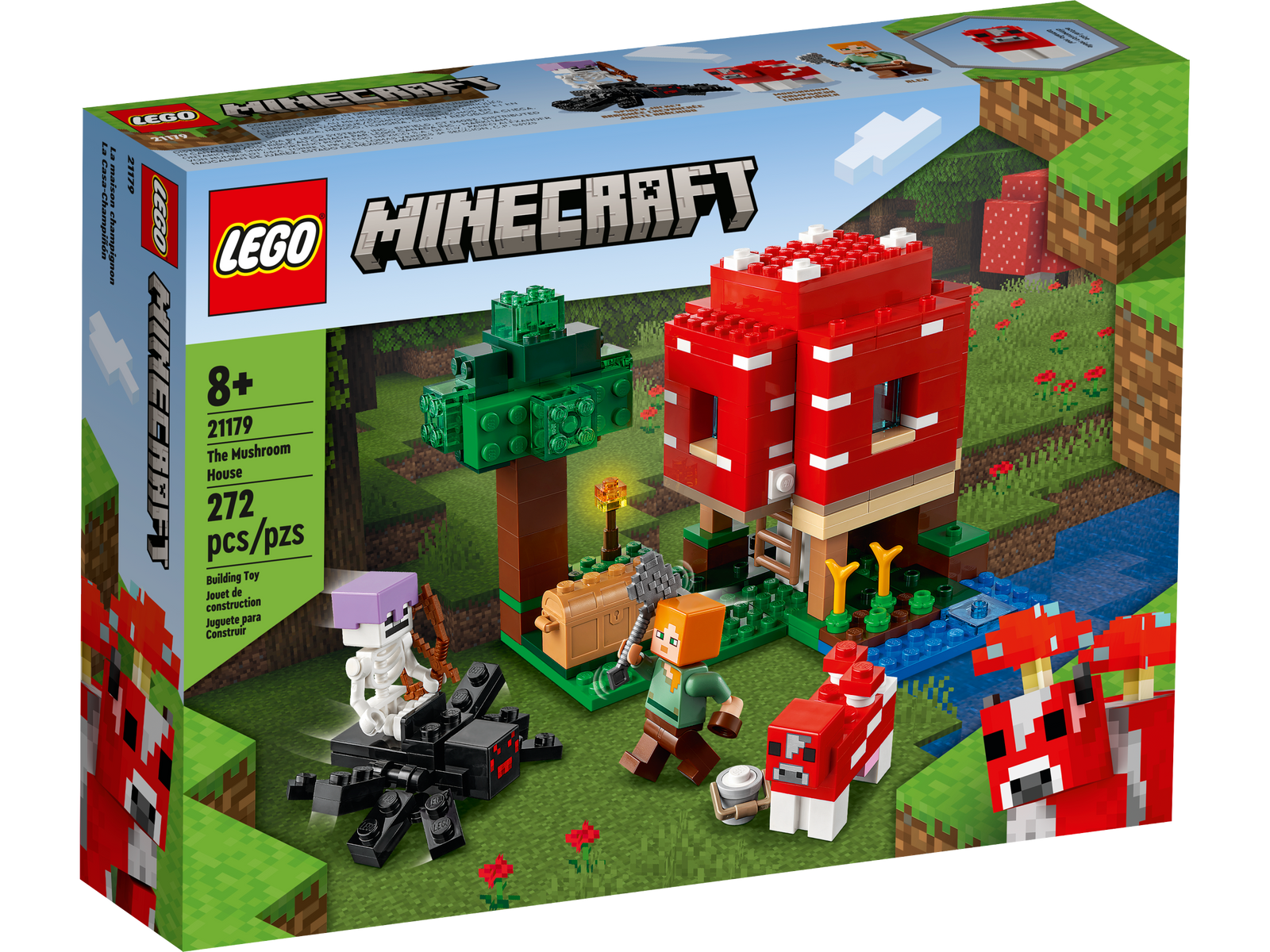 LEGO 21179 MINECRAFT MUSHROOM - Toyworld Frankston