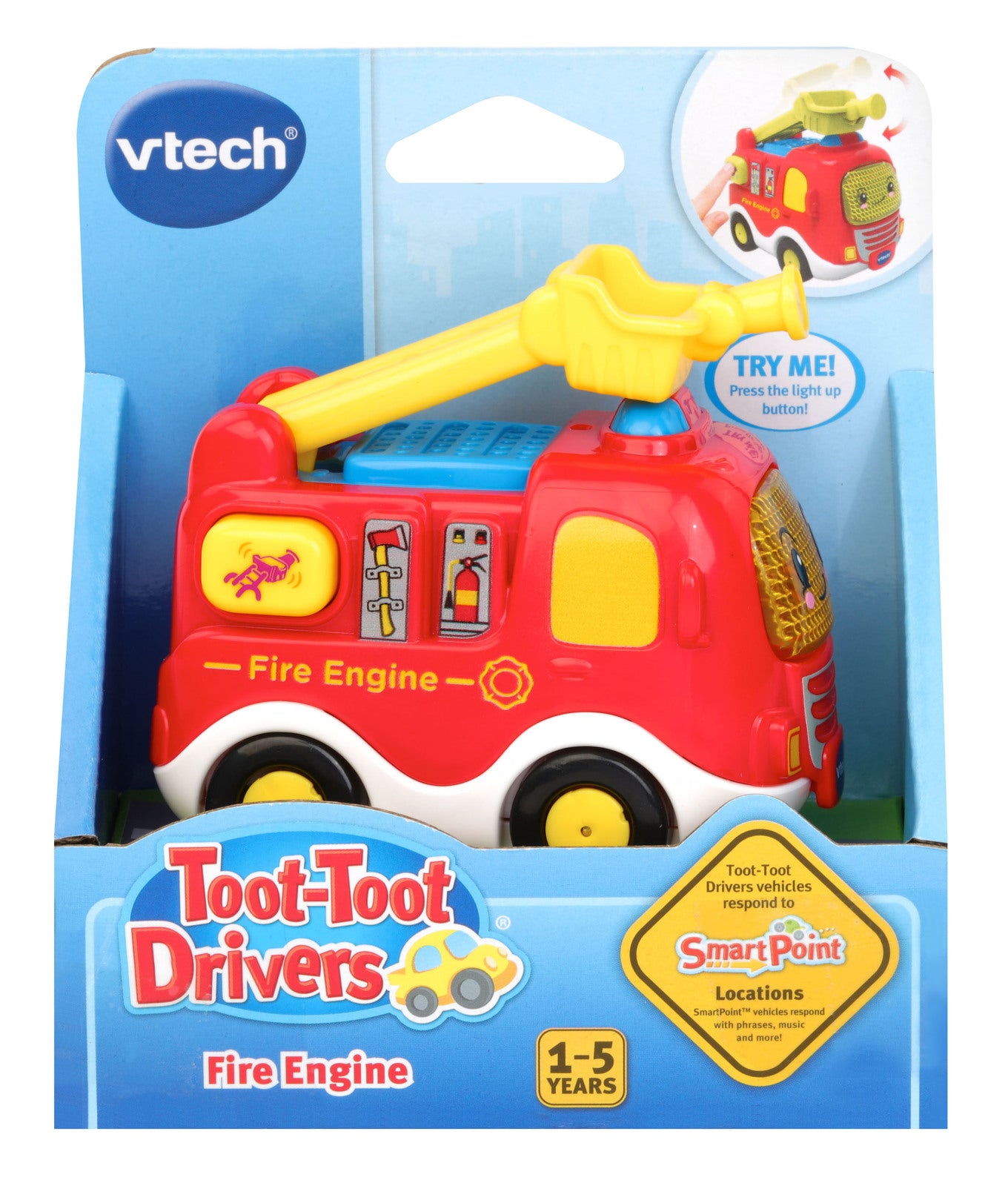 VTECH TOOT TOOT DRIVERS VEHICLE ASSORTMENT - FIRE ENGINE - Toyworld Frankston