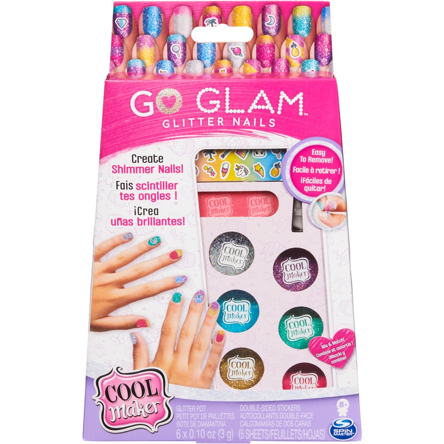 COOL MAKER GO GLAM GLITTER NAILS - Toyworld Frankston
