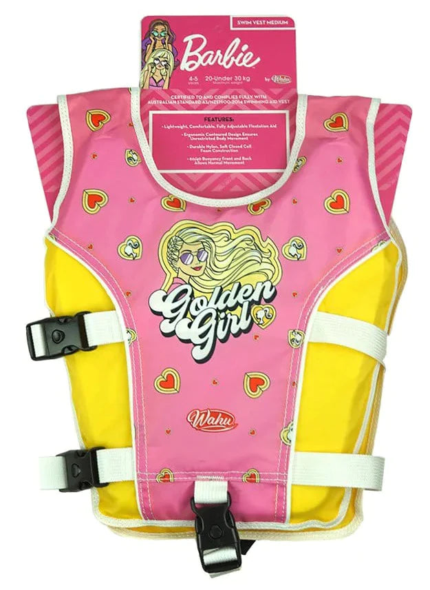 BARBIE SWIM VEST MEDIUM - Toyworld Frankston