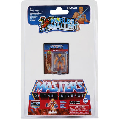 WORLDS SMALLEST MASTERS OF THE UNIVERSE MICROACTION FIGS ASSORTED - Toyworld Frankston