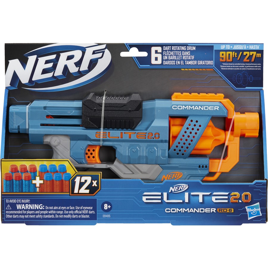 NERF ELITE 2.O COMMANDER RD.6 - Toyworld Frankston